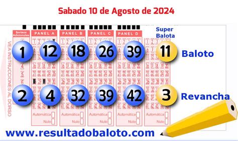Baloto Sábado 10 de Febrero de 2024. Premios del día.